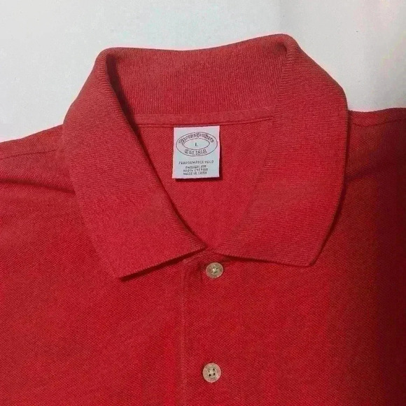 Brooks Brothers Performance  Polo. 💯 cotton. Men's size L - Picture 3 of 8